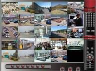 Remote screen view of 10 bit DVR card